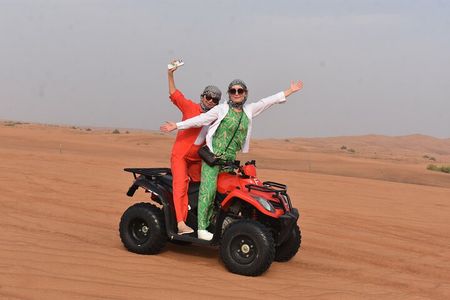 Dubai Desert Quad Bike with Pick and Drop