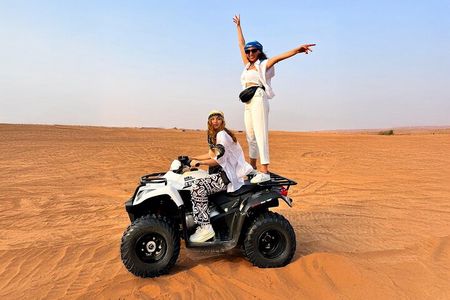 Dubai Evening Red Dunes Desert Safari: Quad Bike, BBQ & 5 shows