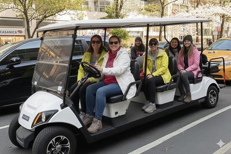 NYC: New York History & Landmarks Guided City Tour by E-Cart