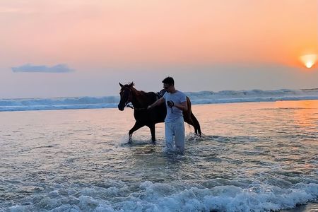 Bali Seminyak Beach Horse Riding with Private Pick Up