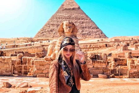Explore Giza Pyramids with Camel ATV Dinner Cruise and Shopping