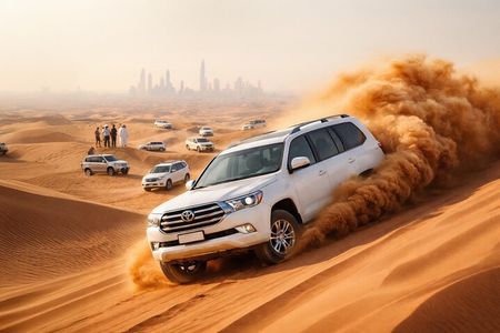 VIP Desert Safari Dubai With Live Shows, Camel Ride & BBQ Dinner