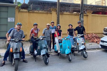 Hanoi Scooter Tours with Women Drivers Max 6 Pax/Group