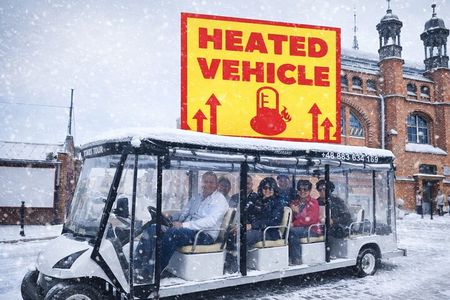 Gdańsk: City Sightseeing Tour by Buggy/Golf Cart LIVE GUIDED 1H