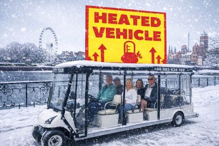 Gdansk: Private City Sightseeing Tour by Buggy/Cart LIVE GUIDED