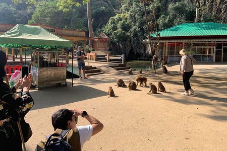 Mae Sai-Fish, Monkey Cave-Golden Triangle-Old City - Thai Border