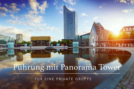 Leipzig : Guided tour with Panorama Tower for a private group