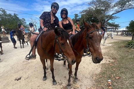 Horseback 'Ride N Swim' & Dunns River Falls from Montego Bay