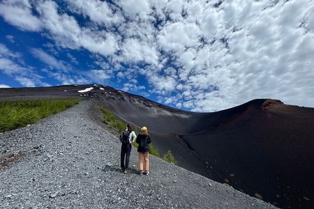 Private Mt. Fuji Hoei Crater Hiking and Sightseeing Tour