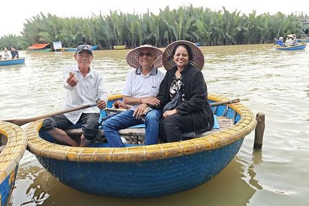 Basket Boat ride to visit Coconut Jungle & Hoi An Walking Tour, Night market