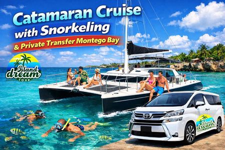 Catamaran Cruise with Snorkeling & Private Transfer Montego Bay