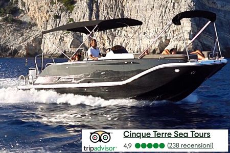 Cinque Terre Boat Tour with Drinks & Pesto Tasting