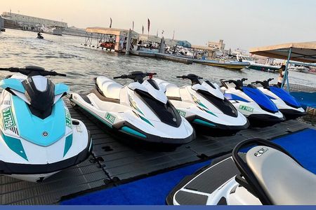 45Min Jet Ski to Burj Al Arab & Burj Khalifa View.
