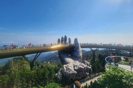 Golden Bridge -Marble Mountain-Hoi An City-Boat Ride-Night Market