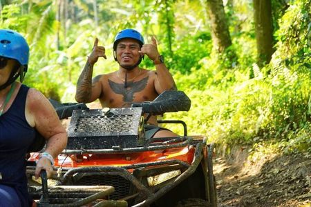 Bali Adventure ATV Quad Bike, Monkey Forest and Waterfalls