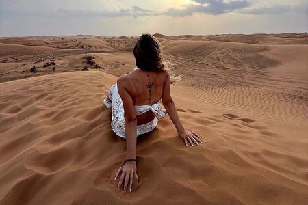 Lahbab Red Dunes Safari with Camel Ride, Sandboard & BBQ