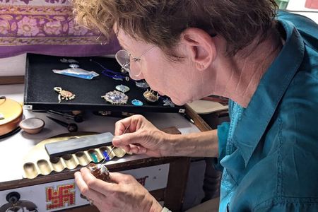 Meenakari Enamelling Experience on Silver Jewellery in Jaipur