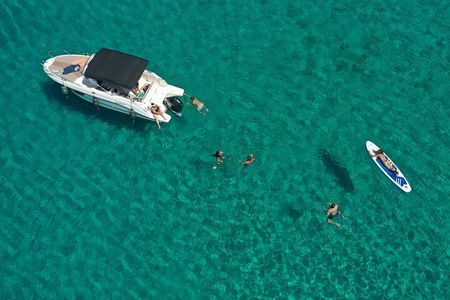 Alghero Mini Yacht boat tour snorkeling Aperitif