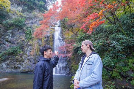 Osaka Early Bird Trail in Katsuo-ji and Minoh Falls 