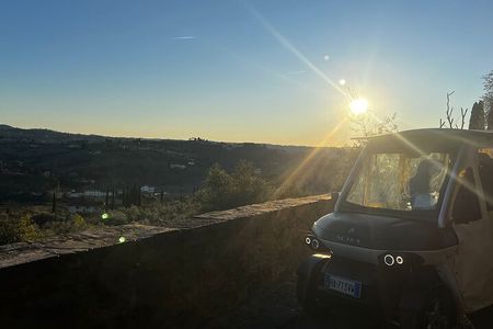 Golf Cart Tour of Florence Michelangelo & Hills with Food Tasting
