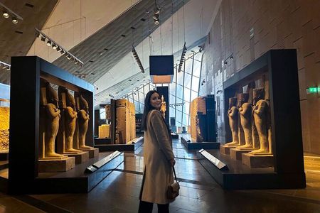 Private Giza Pyramids Sphinx GEM and Khan el Khalili Bazaar 