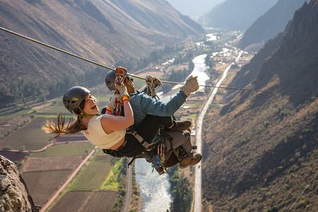 Via Ferrata & Zip Line at the Sacred Valley with lunch 