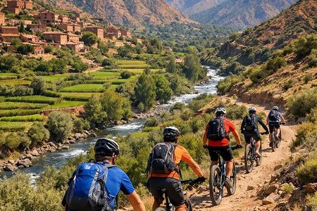 Marrakech: Biking Adventures & Atlas Mountains Day Trip