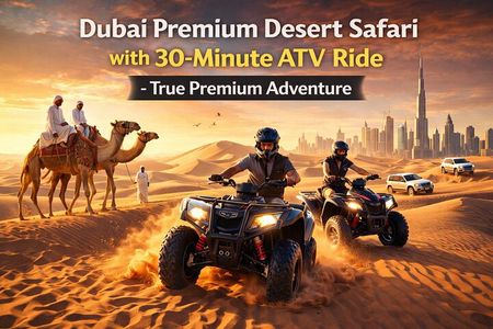 Dubai Red Dune Safari with BBQ Dinner and Camel Ride