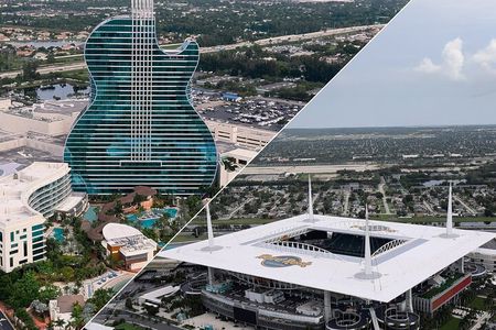 Miami Helicopter Tour Over Hard Rock & Beaches 