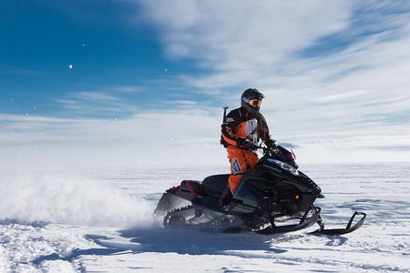 Private Golden Circle with Snowmobile Ride from Reykjavik