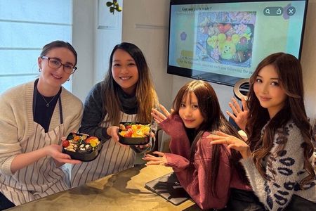 Kawaii Character Bento Cooking Class in Shinjuku Tokyo