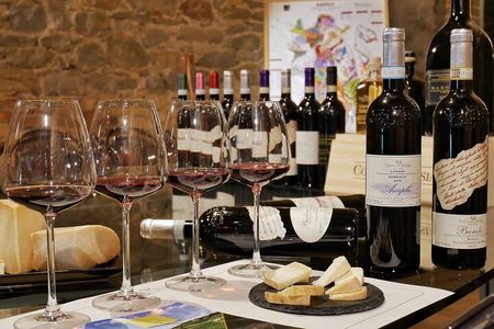 Monforte d'Alba: wine and cheese experience