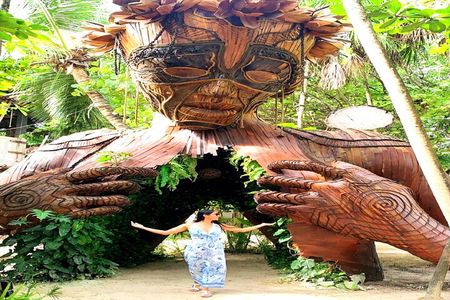 Tulum and Cenotes Tour Casa Tortuga plus Mother Nature Sculpture