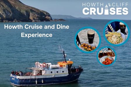 Howth Coastal Cruise and Dine Experience