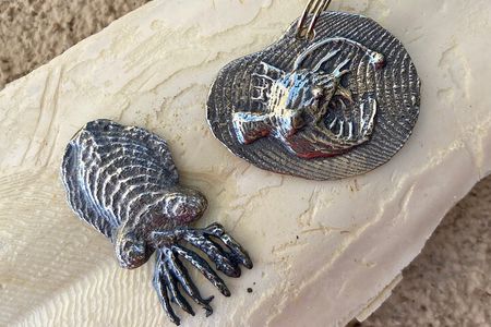 Silver Casting with Cuttlebone