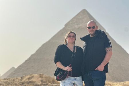 Cheap Day Tour To Pyramids Giza, Memphis, Saqqara lunch camel