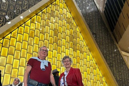  Cheap Day tour Giza Pyramids, Grand Egyptian Museum,Felucca