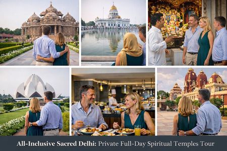 All-Inclusive Sacred Delhi: Private Full-Day Temples Experience