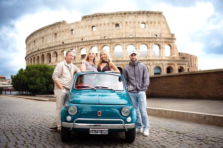 Rome Fiat 500 Tour With Photoshoot