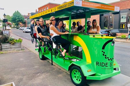 Halifax waterfront SOLAR Party Bike food & drink experience!