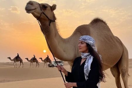 Dubai Desert Safari: 4x4 Pickup/Drop,Camel Ride, BBQ & Live Shows