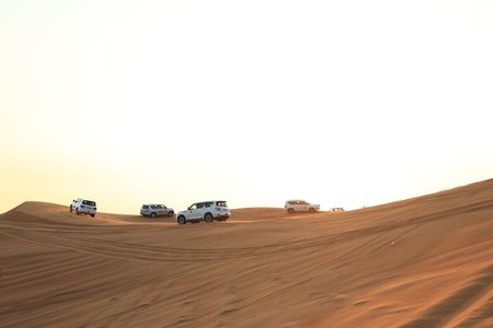 Red Dunes Desert Safari with Dune Bashing and BBQ Dinner 