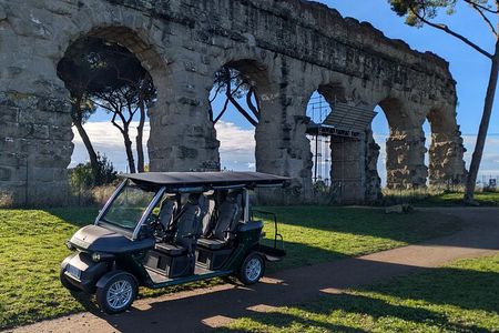 Rome Appian Way Catacombs Aqueducts Golf Cart Tour 4h shared