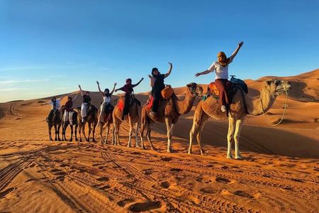 3-day Magic Sahara Tour: Marrakesh to Merzouga dunes & Camel trek