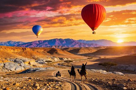 All-Inclusive Sunrise Balloon +Sunset Agafay Quads, Camel, dinner