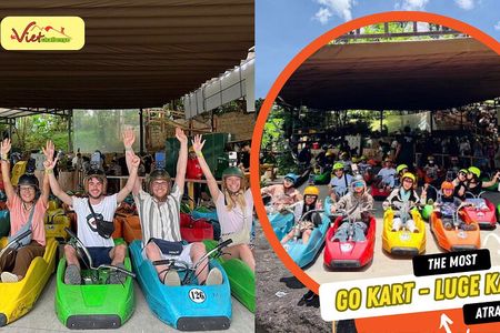 Dalat Top Tourists Sights - Waterfall & Go kart-Mario Kart