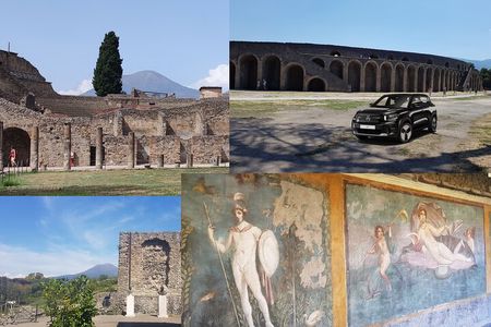 Naples to Pompeii : Pompeii with transport Guided Tour and skip line
