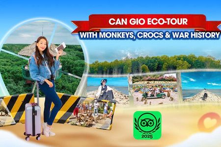 Cần Giờ Eco-Tour with Monkeys, Crocs & War History