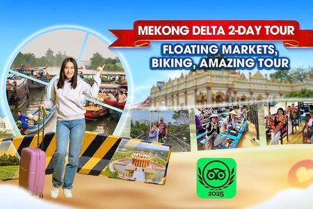 Mekong Delta 2-Day Tour: Floating Markets, Biking, Amazing Tour