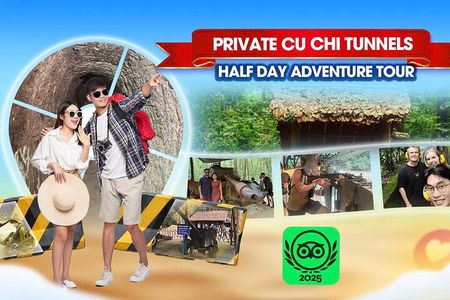Private Cu Chi Tunnels Half Day Adventure Tour
